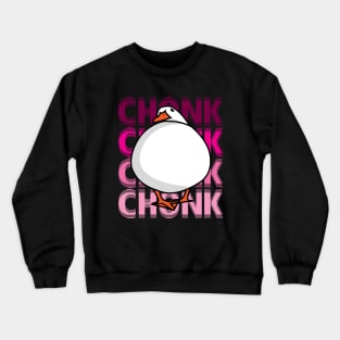 pink chonky round duck Crewneck Sweatshirt